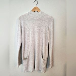 Athleta Girl heathered grey hoodie. Size XL/14